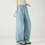 Cargo Pants Wide Leg Quick-Drying Zip Pockets