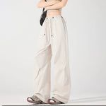 Cargo Pants Wide Leg Quick-Drying Zip Pockets