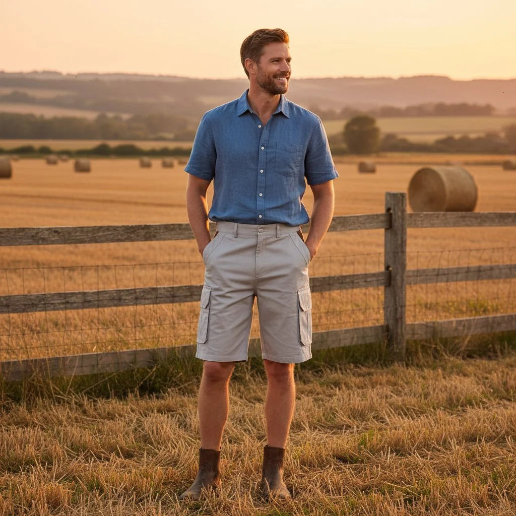 Cargo Shorts Lightweight Breathable Multiple Pockets