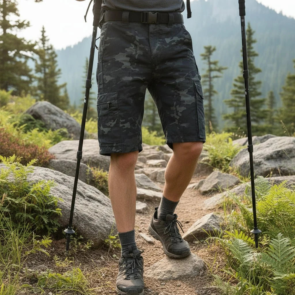 Cargo Shorts Quick-Drying Water-Repellent Multi-Pocket Design