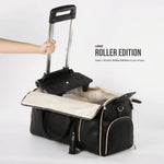 Carry-On Bag Water-Resistant PU Leather Built-In Hanging System