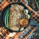 Cast Iron Skillet Even Heat Stovetop & Oven Compatible