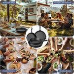 Cast Iron Skillet Even Heat Stovetop & Oven Compatible