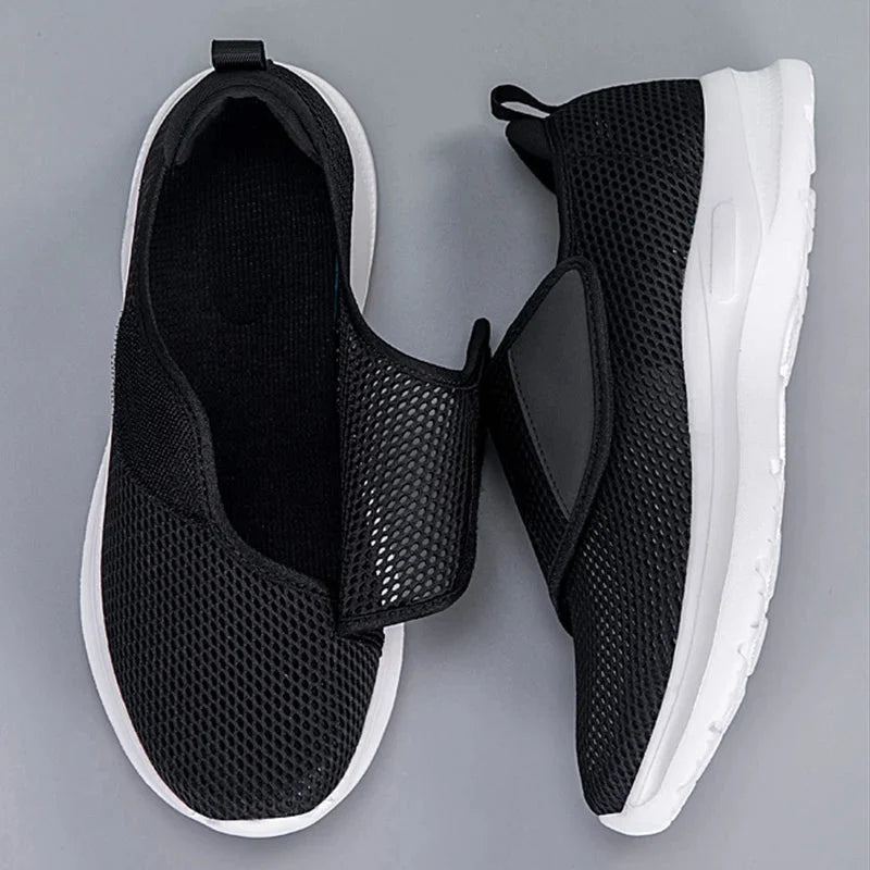Casual Shoes Adjustable Wide Fit Breathable Fabric