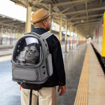 Cat Backpack Carrier 360 Degree Transparent Bubble Window Airline-Approved