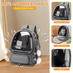 Cat Backpack Carrier 360 Degree Transparent Bubble Window Airline-Approved