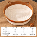 Cat Bed Hand-Woven Cotton Rope Cozy Resting Spot
