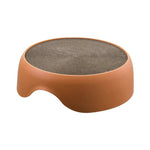 Cat Bed & Scratcher Reversible Plush Replaceable Cardboard
