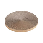 Cat Bed & Scratcher Reversible Plush Replaceable Cardboard