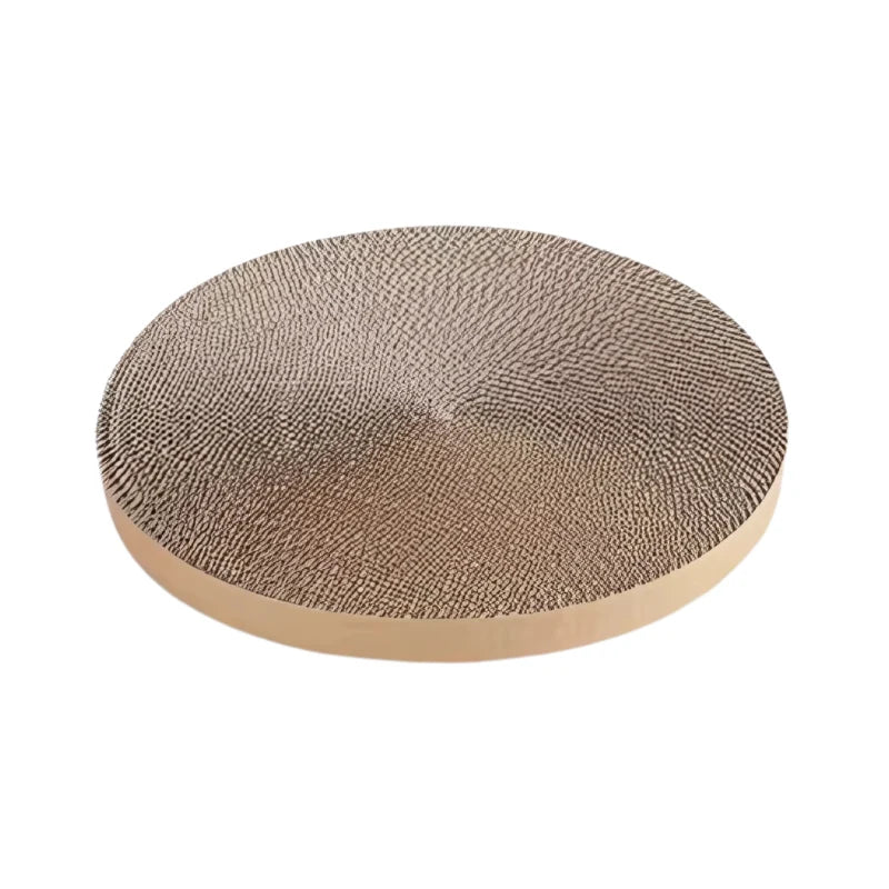 Cat Bed & Scratcher Reversible Plush Replaceable Cardboard