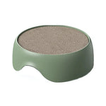 Cat Bed & Scratching Lounge Reversible Plush Replaceable Scratcher