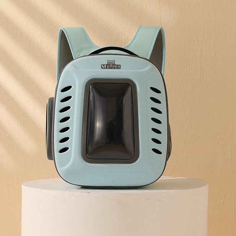 Cat Carrier Backpack Breathable Mesh Zipper Closure