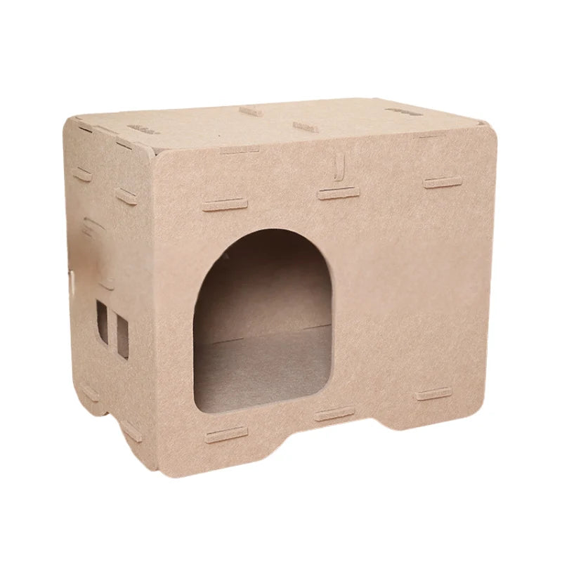 Cat Cave Bed 2-in-1 Felt Hideout & Perch