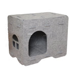 Cat Cave Bed 2-in-1 Felt Hideout & Perch