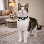 Cat Collar Reflective Adjustable Quick-Release GPS Tracker Holder