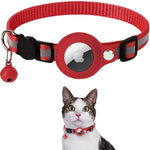Cat Collar Reflective Adjustable Quick-Release GPS Tracker Holder