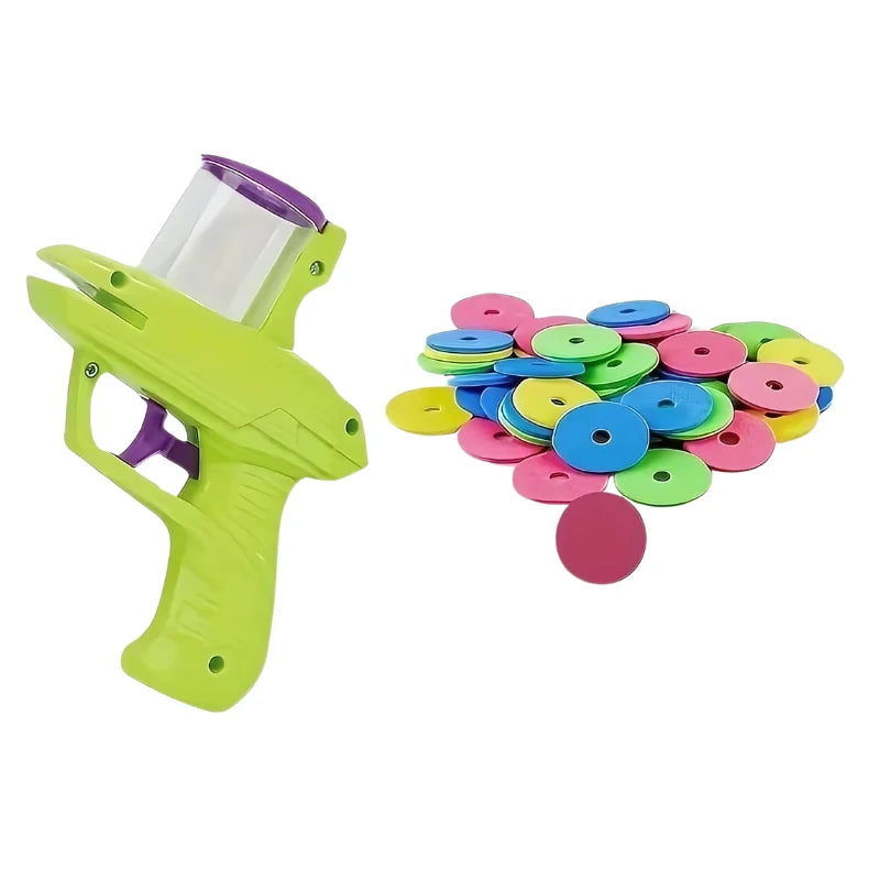 Cat Disc Launcher Soft Foam No Batteries Set of 15