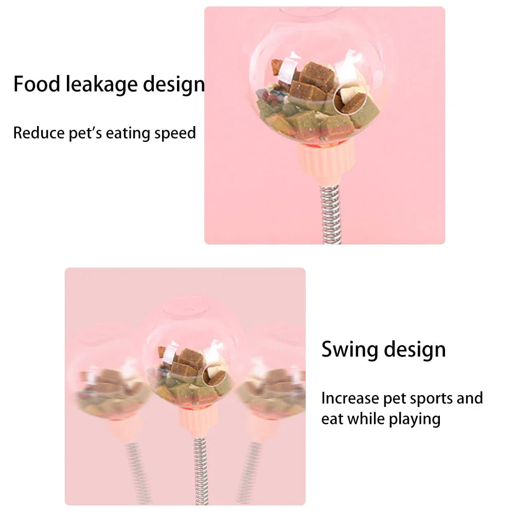 Cat Feeder Ball Interactive Slow-Dispensing With Catnip