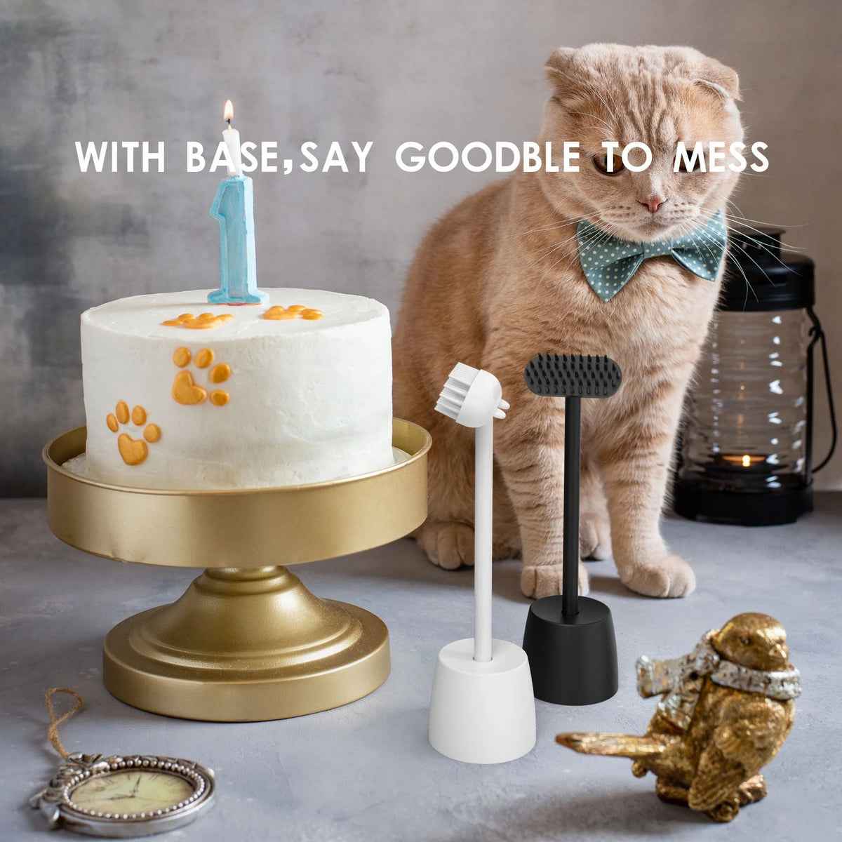 Cat Grooming Brush Massaging Loose Hair Removal