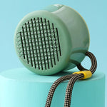 Cat Grooming Brush One-Click Hair Removal Easy-Clean Portable