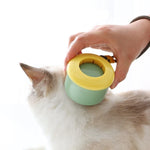 Cat Grooming Brush One-Click Hair Removal Easy-Clean Portable