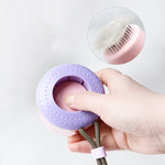 Cat Grooming Brush One-Click Hair Removal Easy-Clean Portable