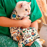 Cat Grooming Wrap Mat Soft Breathable Adjustable Closures