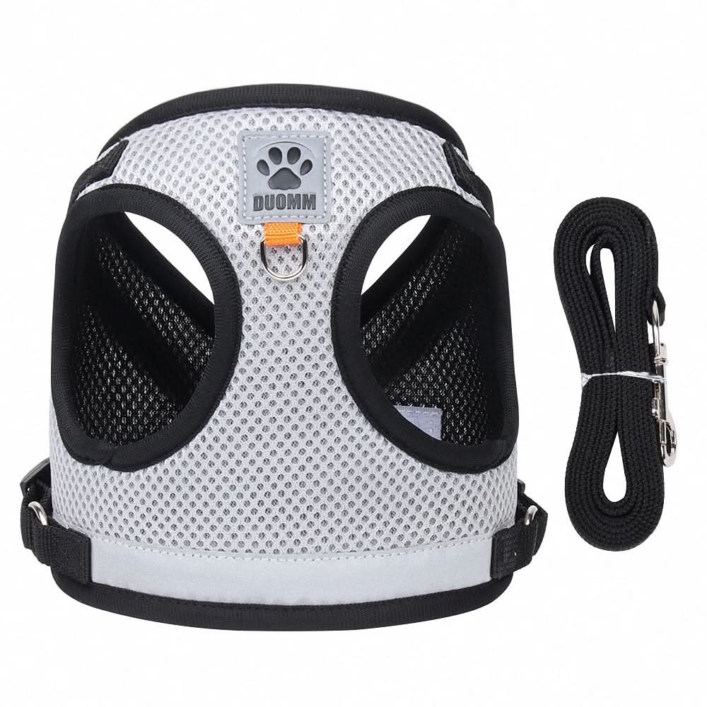 Cat Harness Escape-Resistant Adjustable Reflective With Leash