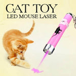 Cat Laser Pointer Animated Mouse Pattern Batteries Included