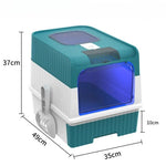 Cat Litter Box Enclosed Rechargeable Deodorizing System