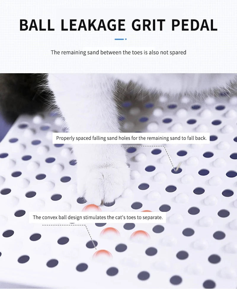 Cat Litter Box Top-Entry Anti-Tracking Enclosed Design