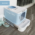 Cat Litter Box Top-Entry Anti-Tracking Enclosed Design