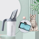 Cat Litter Scoop Built-In Waste Container & Bag Holder