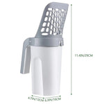Cat Litter Scoop Built-In Waste Container & Bag Holder