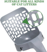 Cat Litter Scoop Built-In Waste Container & Bag Holder