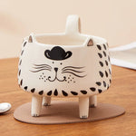 Cat Mug Ceramic Cat-Shaped Design 11.8 Oz Capacity