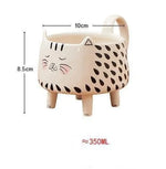 Cat Mug Ceramic Cat-Shaped Design 11.8 Oz Capacity