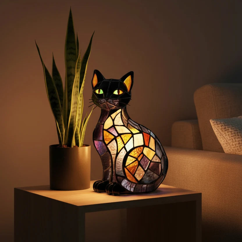 Cat Night Light Rechargeable Silicone Touch-Controlled