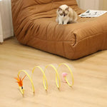 Cat Play Tunnel Durable Spring Design Set of 2