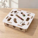 Cat Puzzle Maze Felt With Bell Ball Included
