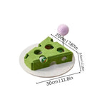 Cat Puzzle Toy Felt Hidden Pockets & Dangling Toys