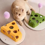 Cat Puzzle Toy Interactive Scratch-Friendly Felt