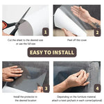 Cat Scratch Protector Transparent Self-Adhesive 30 x 45 Cm