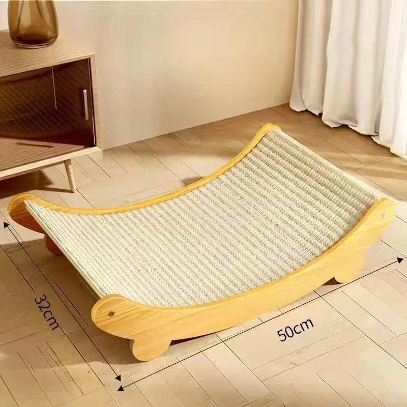 Cat Scratcher & Bed Sisal Non-Slip Padded Resting Spot