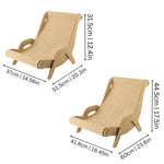 Cat Scratcher Lounge Chair Sisal Scratch Surface Wood Frame