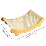 Cat Scratcher Lounge Durable Cardboard Protects Furniture