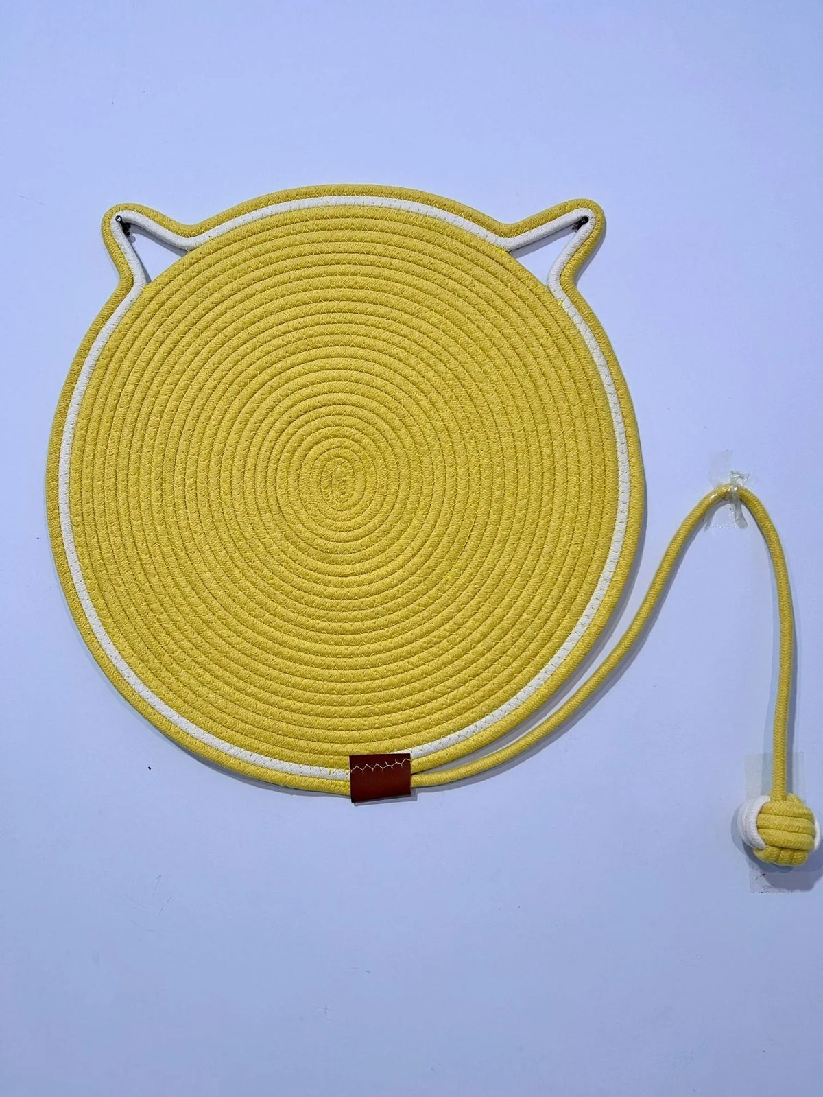 Cat Scratching Mat Natural Sisal Double-Sided Dangling Toy