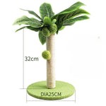 Cat Scratching Post Wooden Tree-Shaped Design