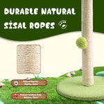 Cat Scratching Post Wooden Tree-Shaped Design