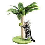 Cat Scratching Post Wooden Tree-Shaped Design